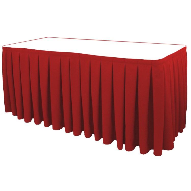 Non-Printed 21' Box Pleat Table Skirt 11