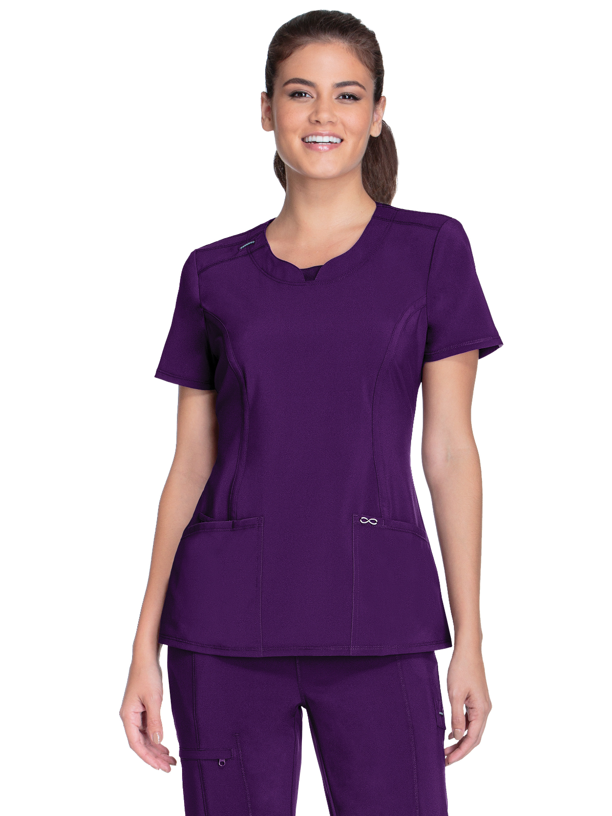 Infinity - Women's 3-Pocket Round Neck Top 88