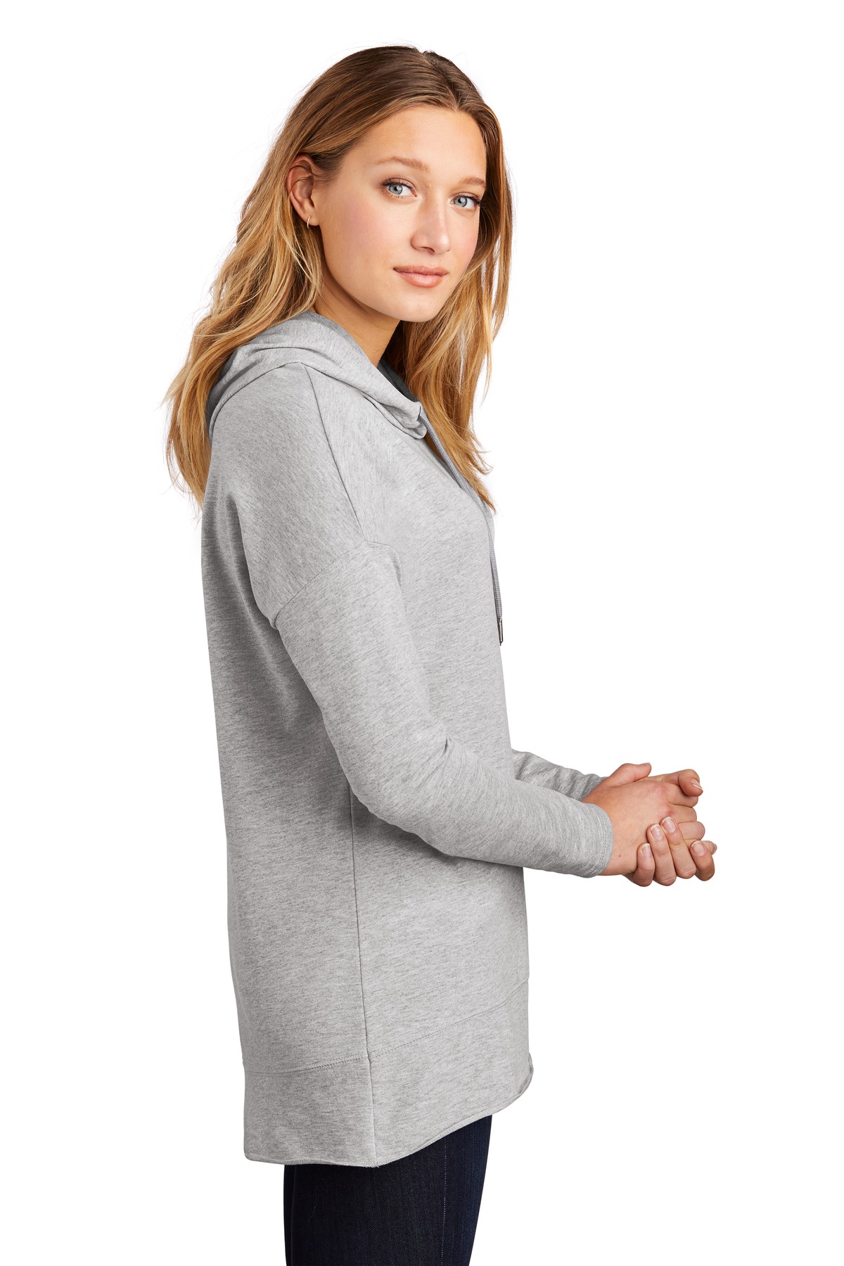 District Women's Featherweight French Terry Hoodie DT671 34