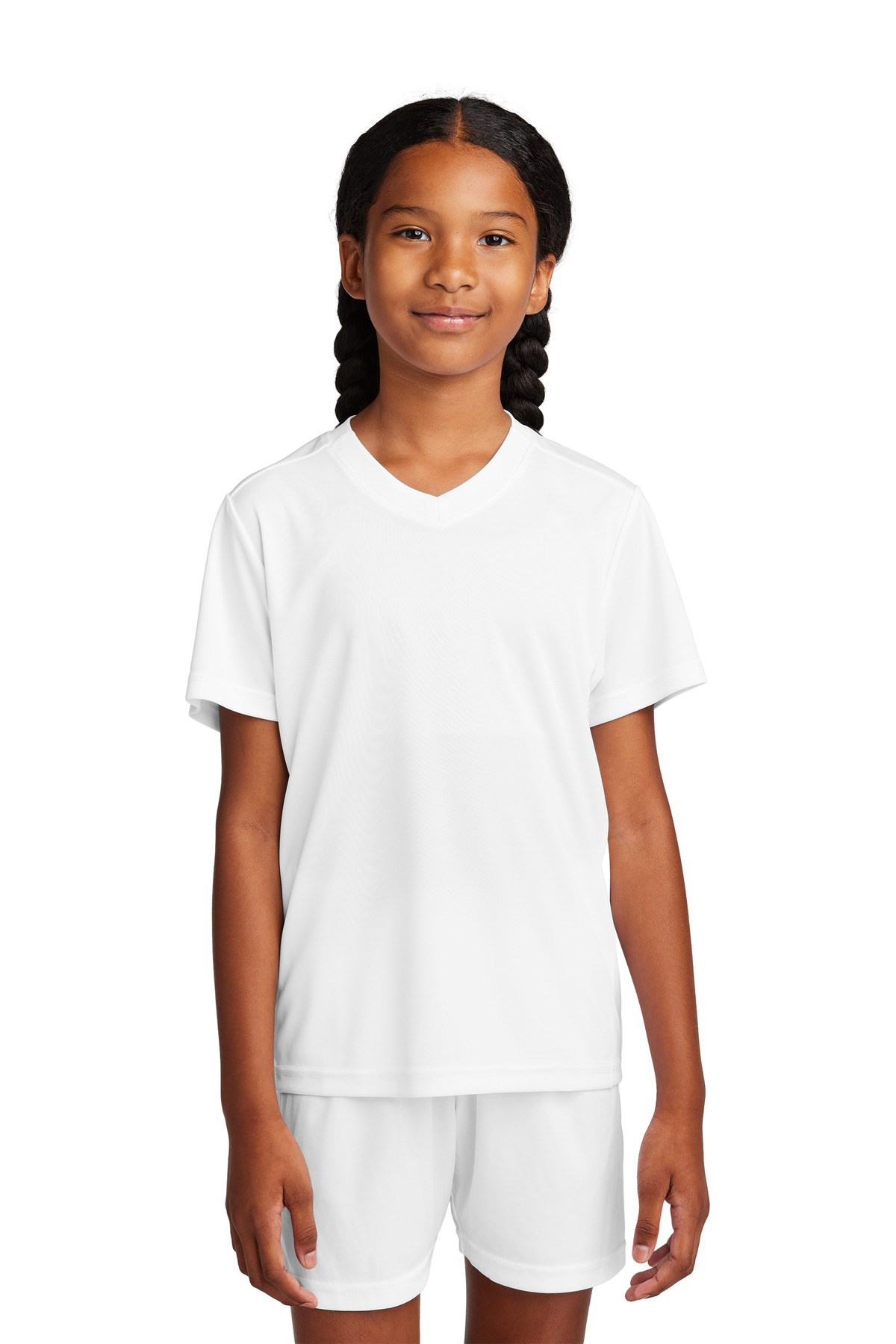Sport-Tek Youth Competitor United V-Neck YST101 70