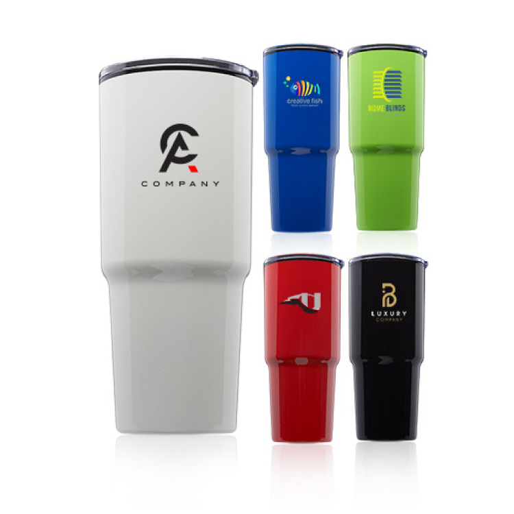 32 oz. Plastic Double Wall Travel Mug 2
