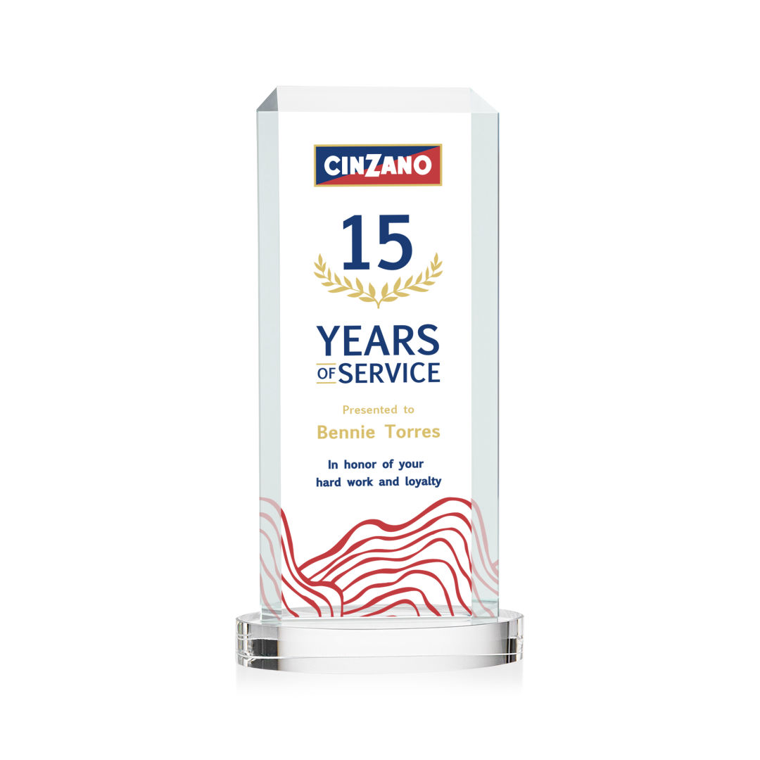 Dalton VividPrint™ Award on Alberton Base - Clear 3