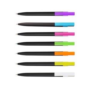 Black Barrel Click Ballpoint Pen 8