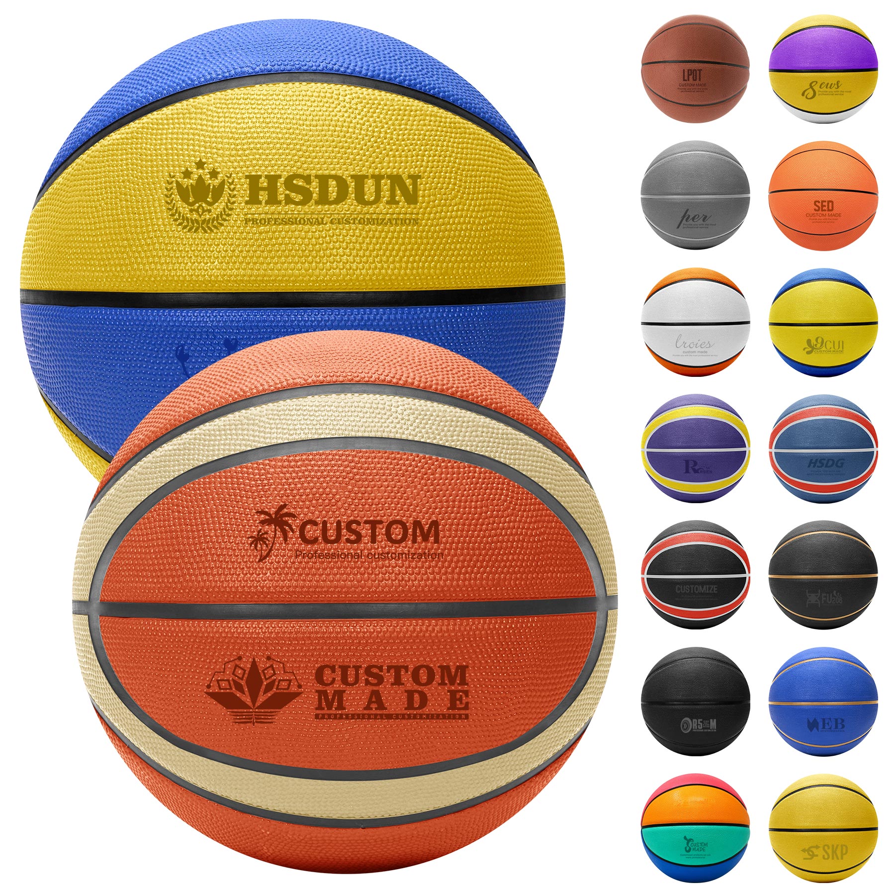 Customizable NO. 7 Basketball 12