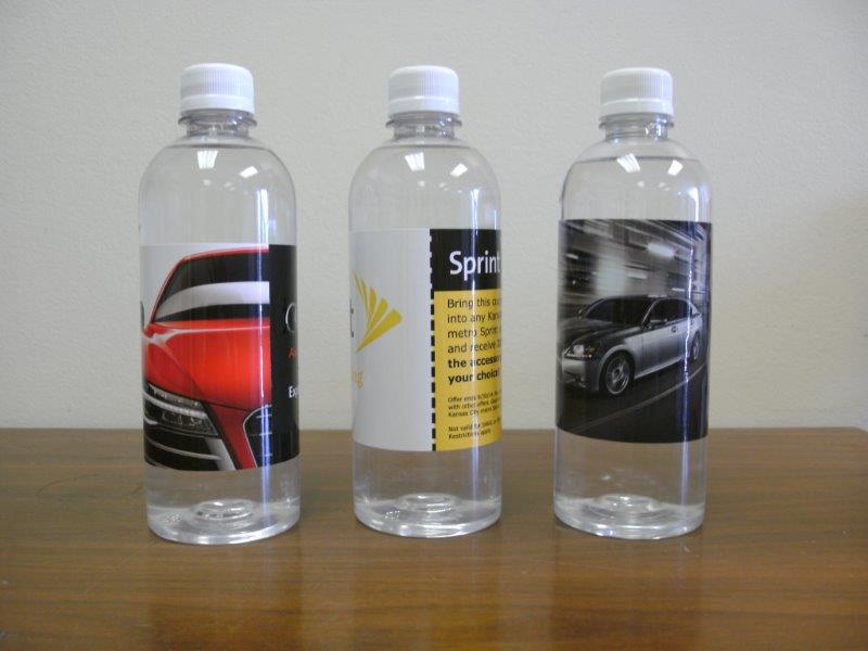 Custom Label 16.9 oz Short Bullet Bottled Water 1