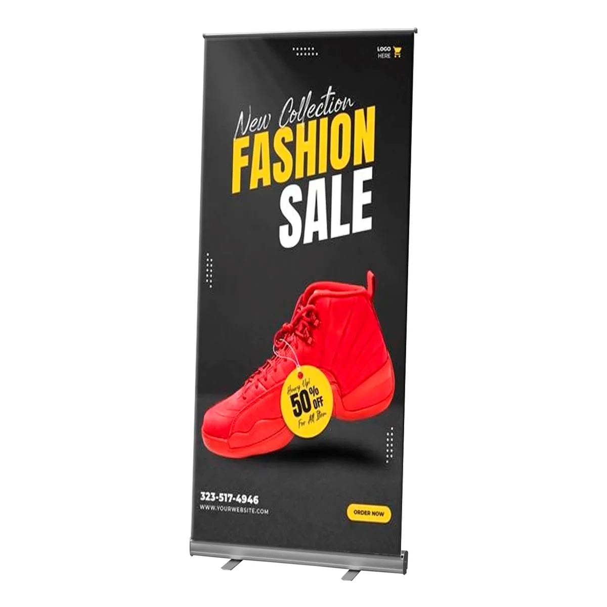 9 Mil Poly Standard Pull-Up Banner (Banner only) 2