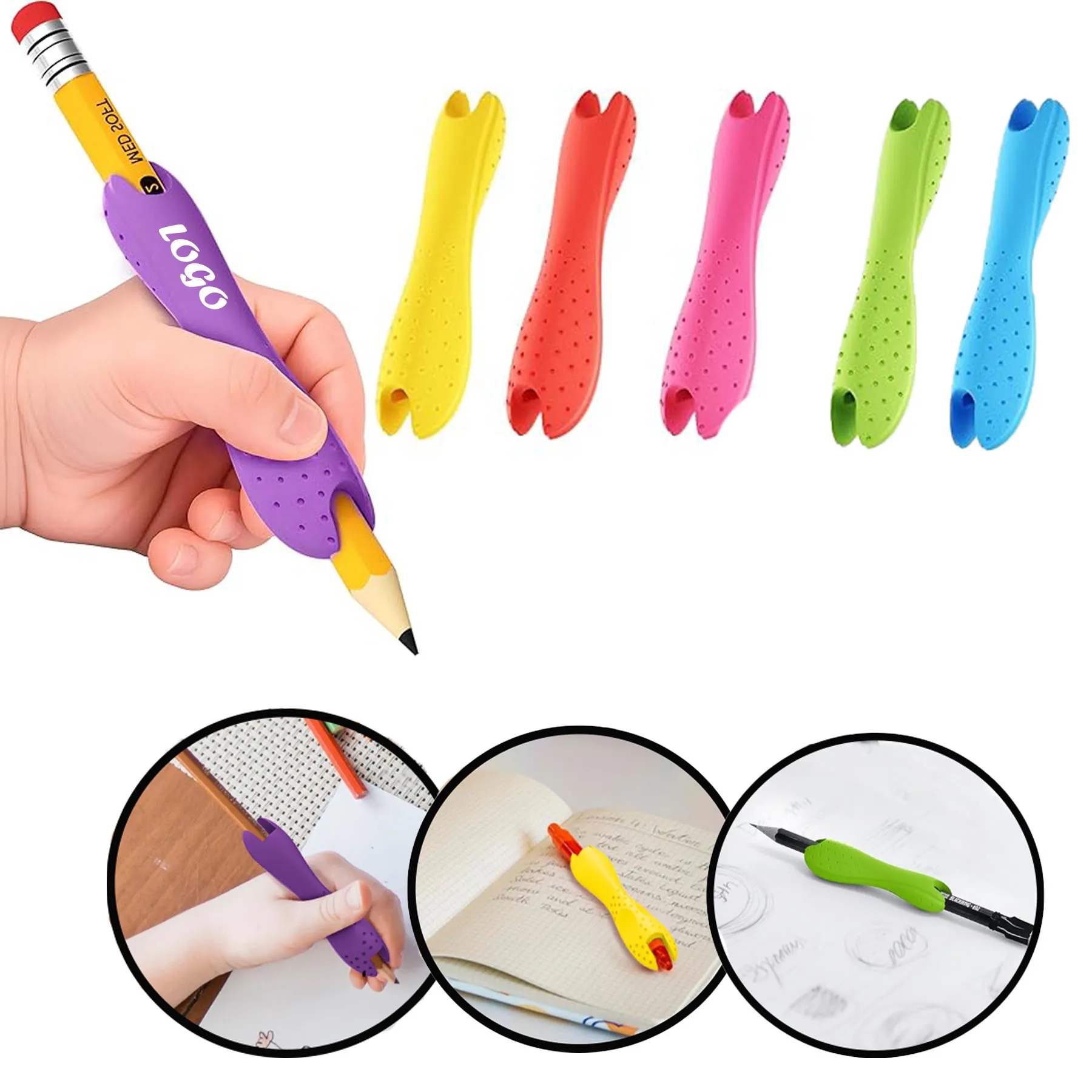 Silicone Pen Grip Aid for Children and Adults 1