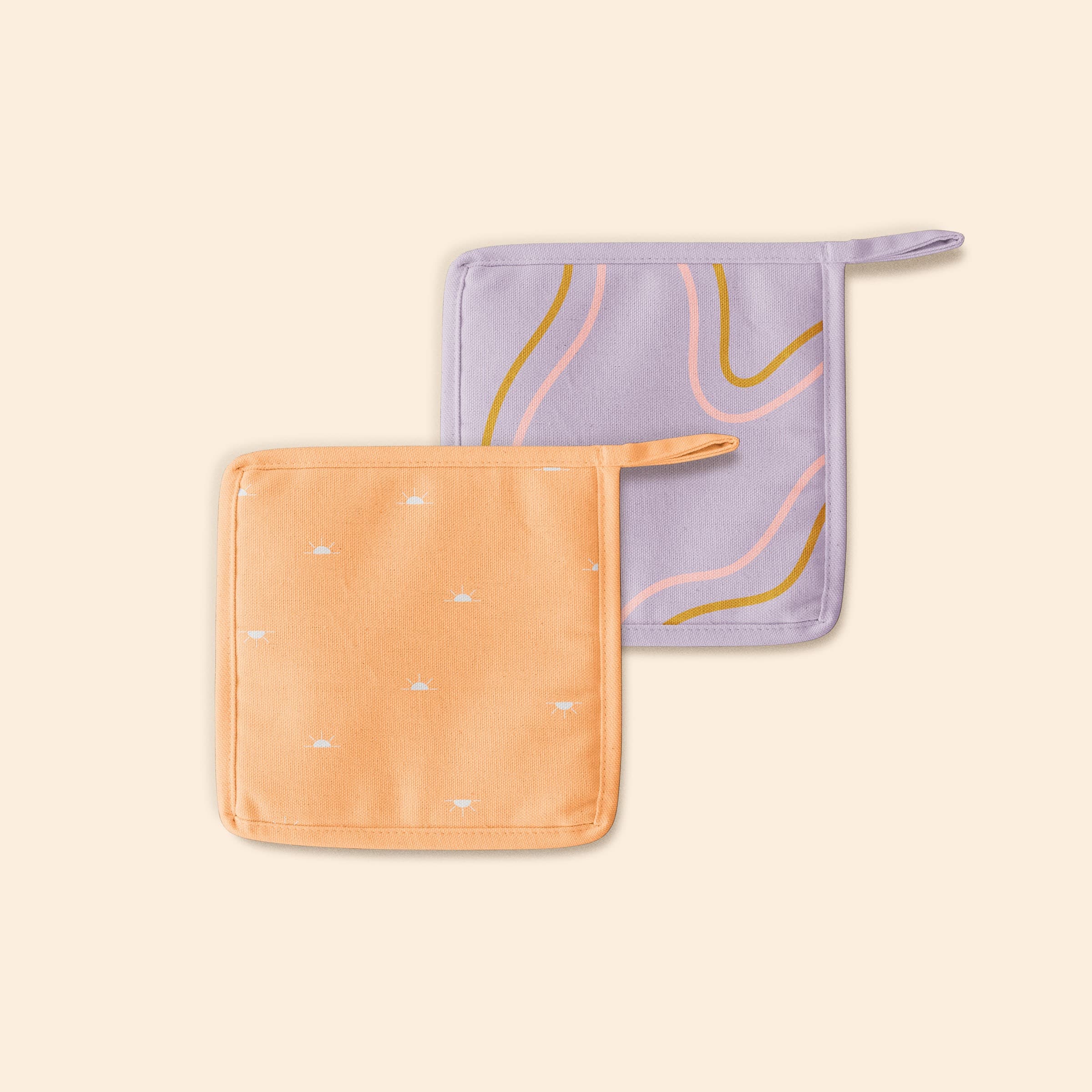 HOT PAD - COLORED CANVAS 2