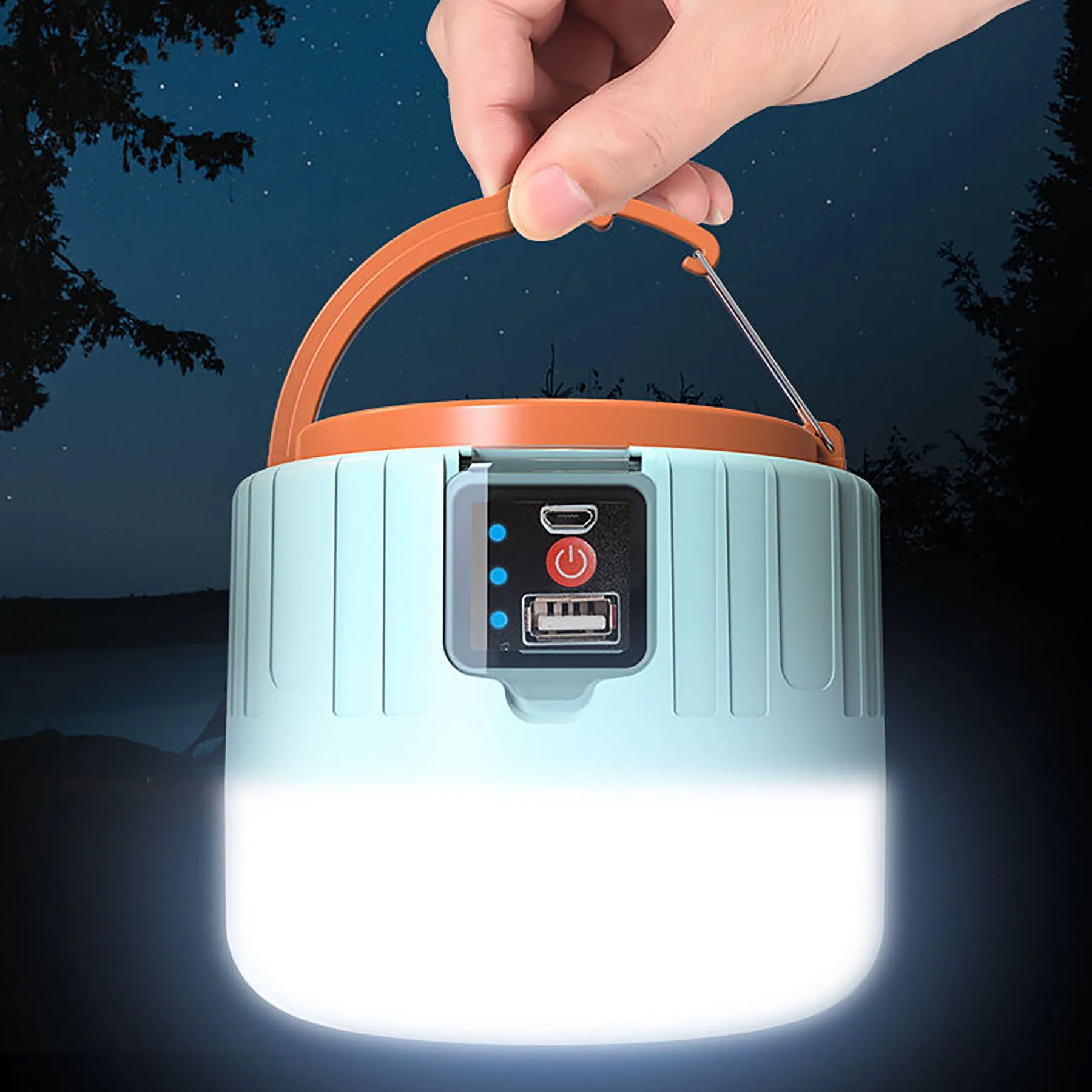 Solar Rechargeable Camping Led Lights 4