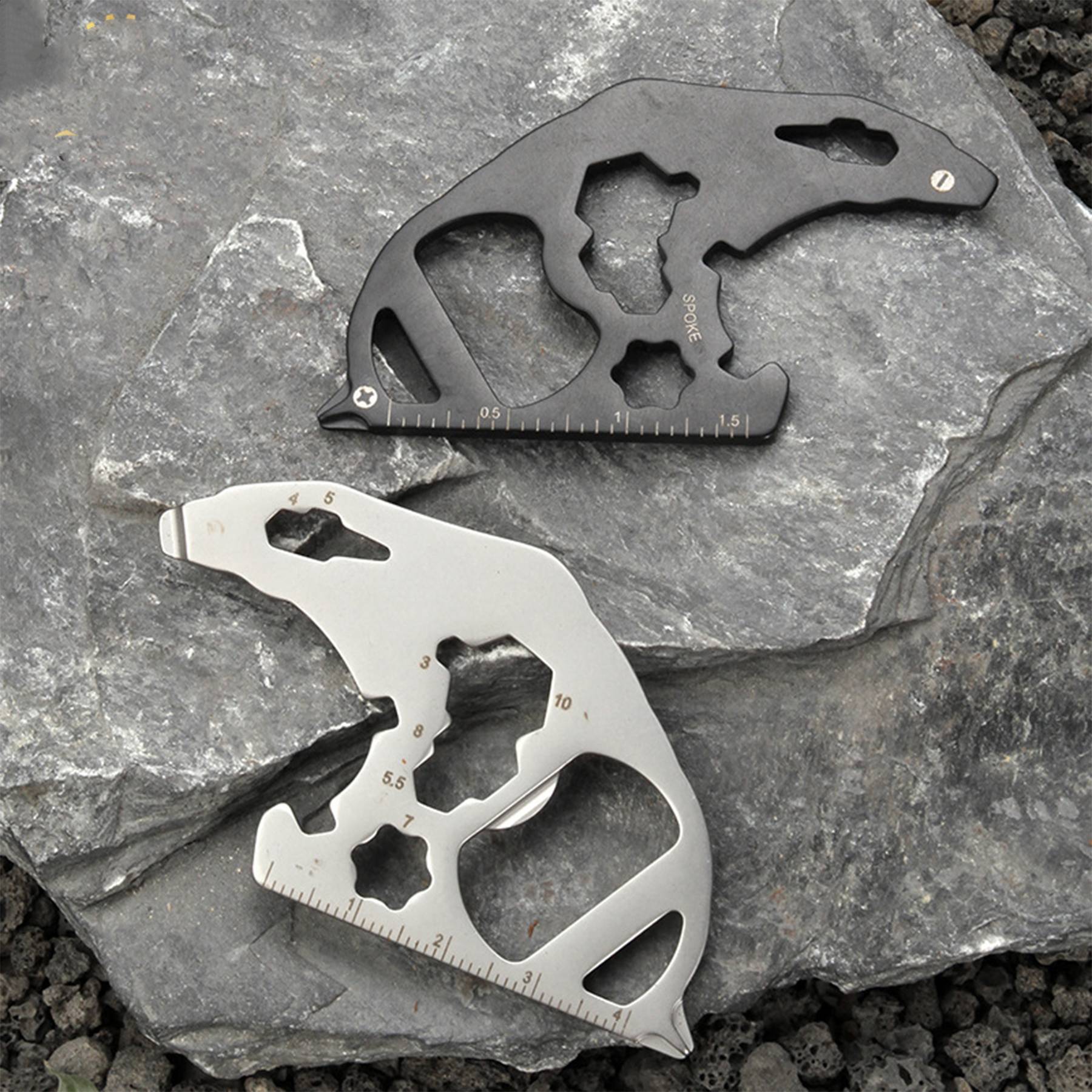 Wallet Multitool Card Necessities for Outdoor Survival 2