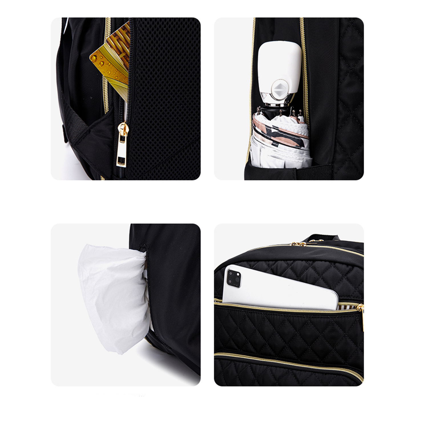 Large Travel Water Resistant Laptop Computer Backpack 4