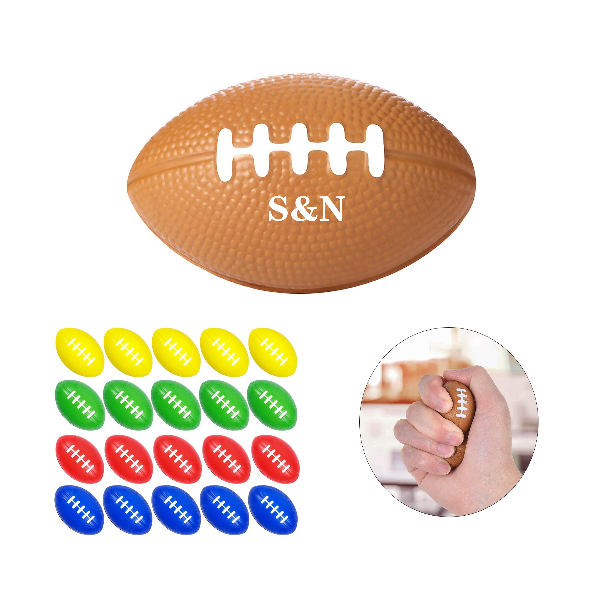 PU Football Decompression Toy 5