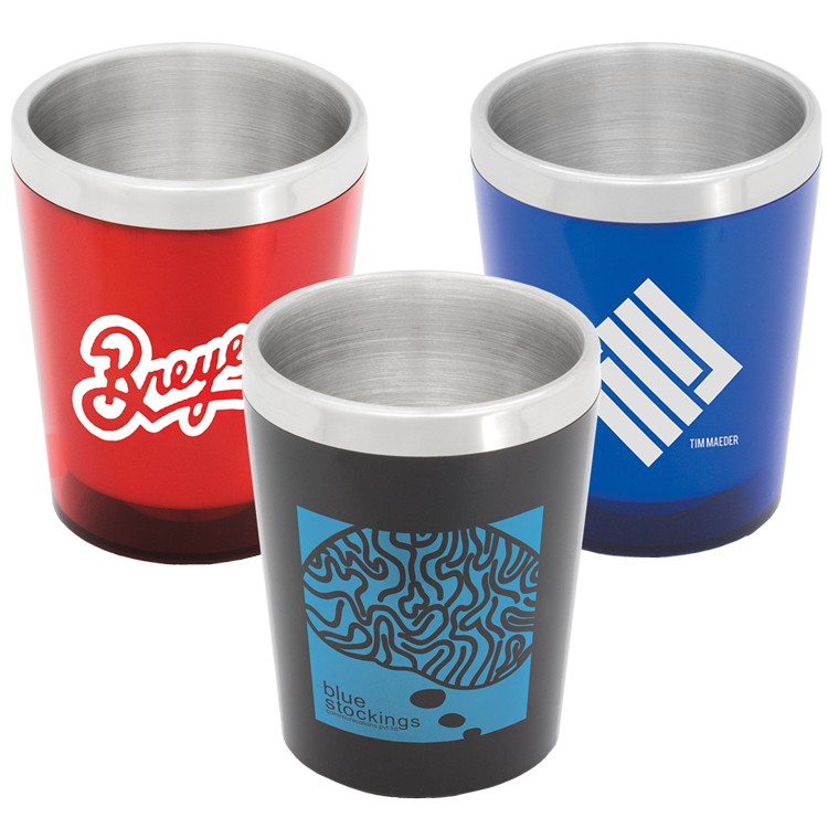 7 Oz. Stainless Steel & Acrylic Cocktail Cup