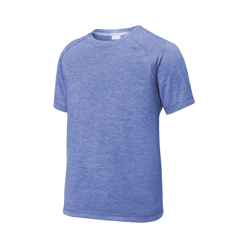 Sport-Tek Youth PosiCharge Tri-Blend Wicking Raglan Tee. 21