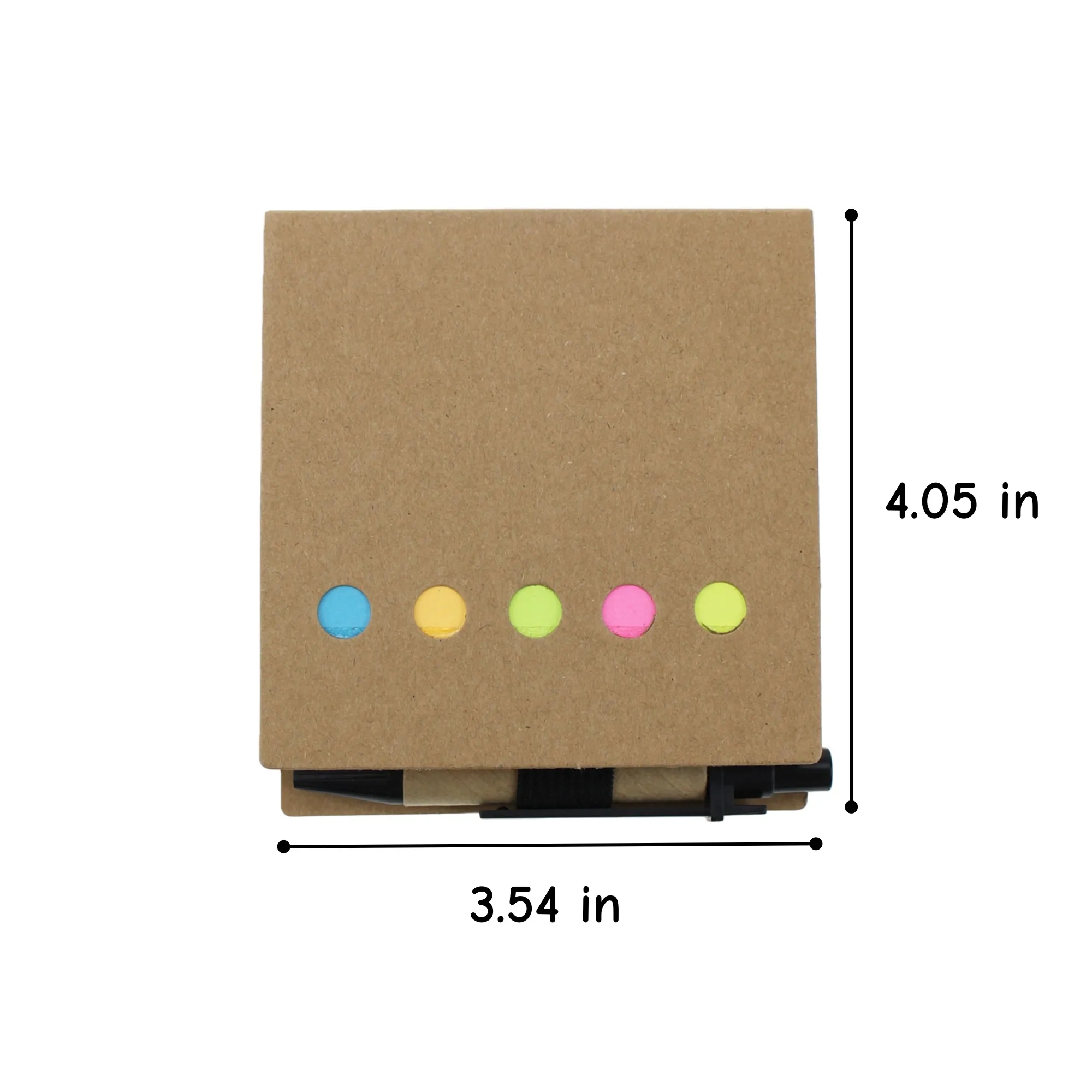 Sticky Notes With Pen Custom Logo Memo Pad Set 3