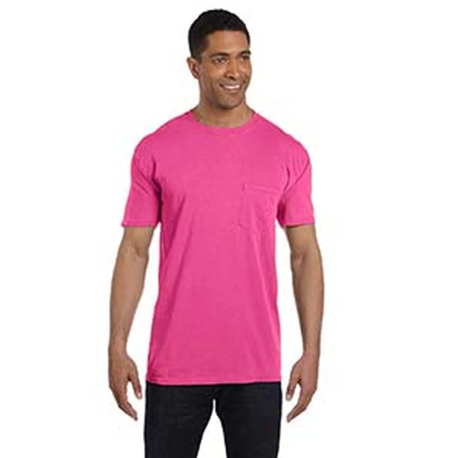 COMFORT COLORS ADULT HEAVYWEIGHT 6.1 OZ. POCKET T-SHIRT 35