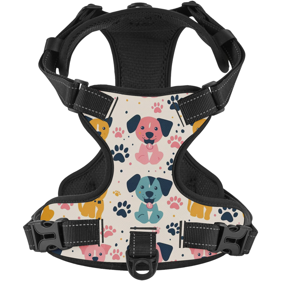 Pet Harness Vest with Breathable Mesh Sublimation