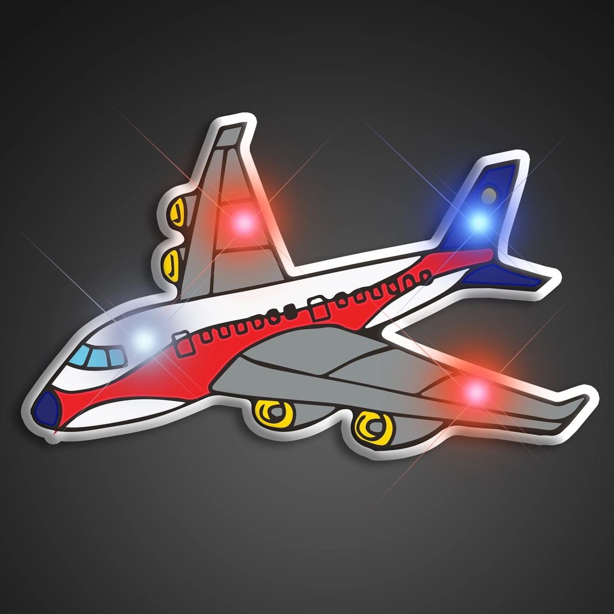 LED Airplane Blinky Pins 2