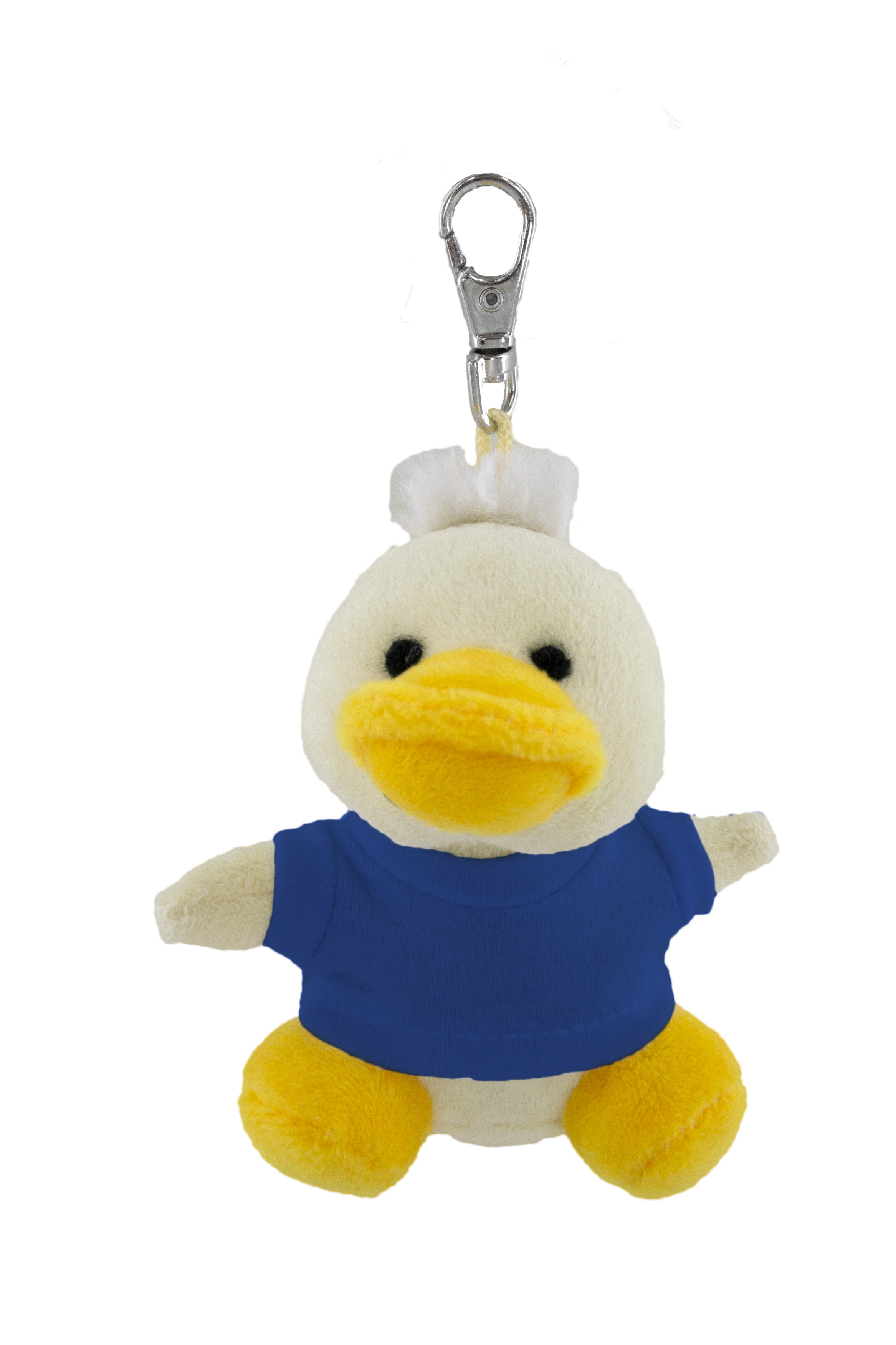 Soft Plush Duck Keychain With Tee 11