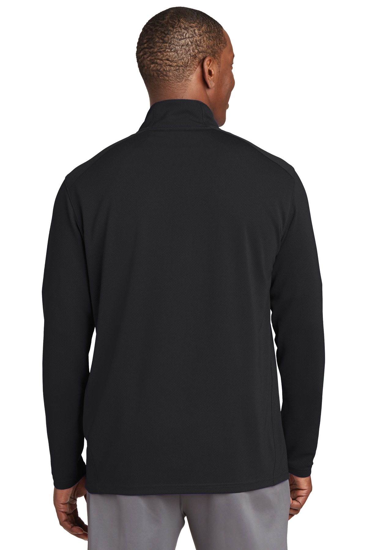Sport-Wick Textured 1/4-Zip Pullover