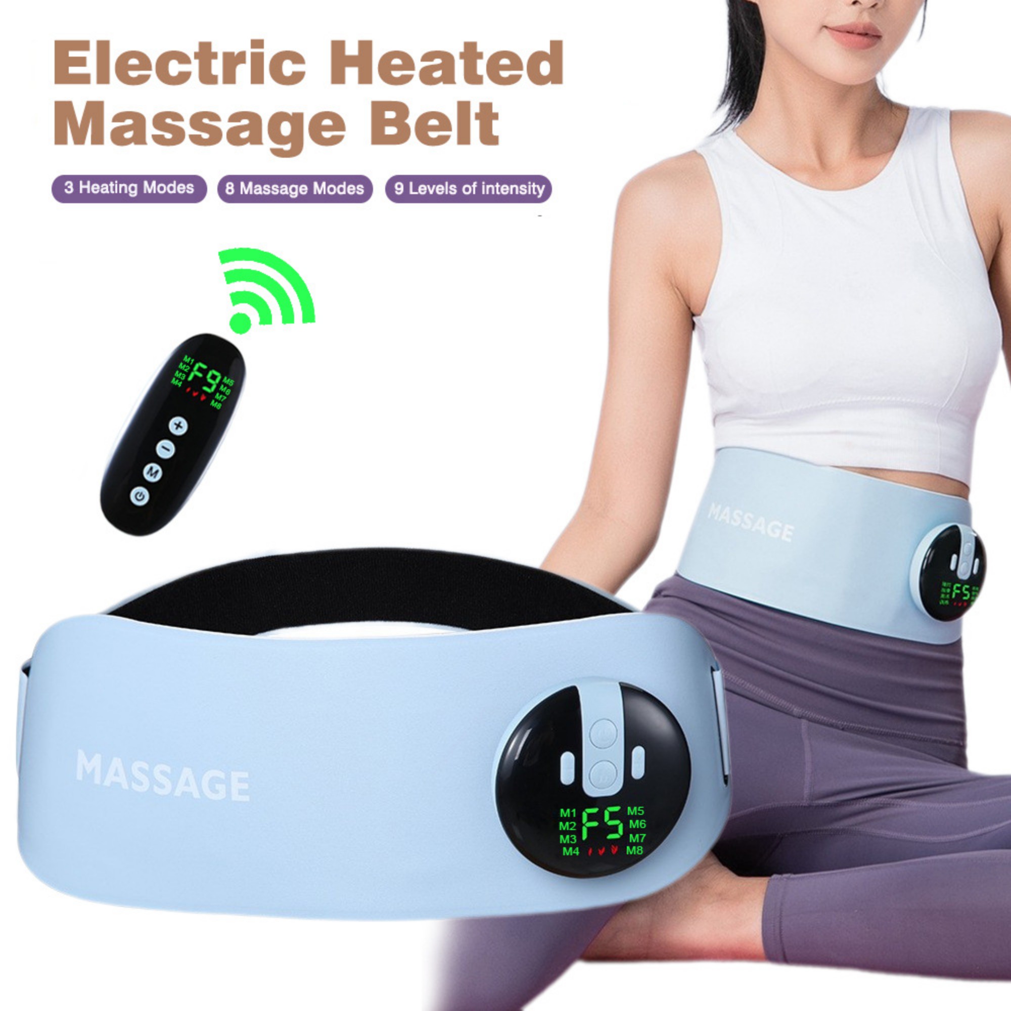 Heated Massage Belt With 8 Modes 1