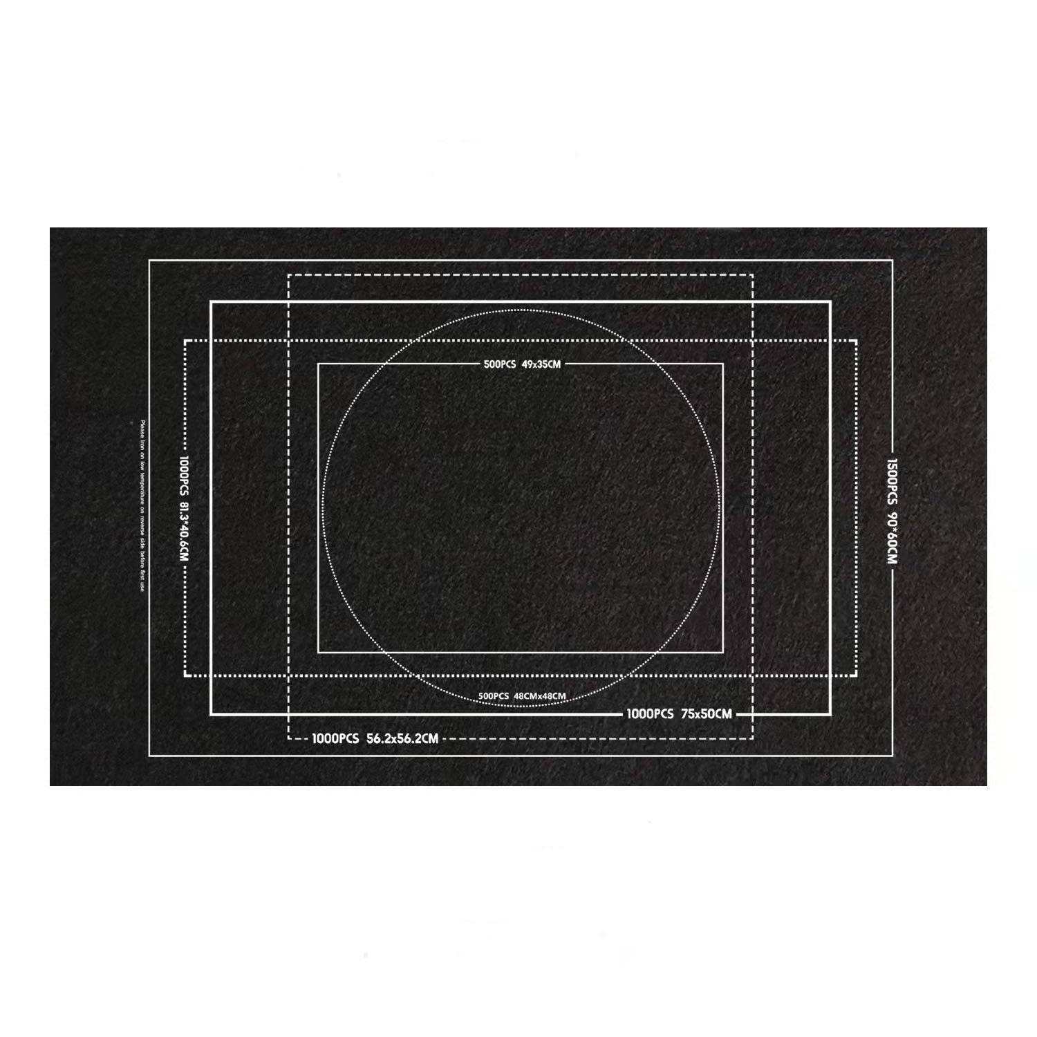 No-Crease Roll-Up Puzzle Mat with Storage Bag 9