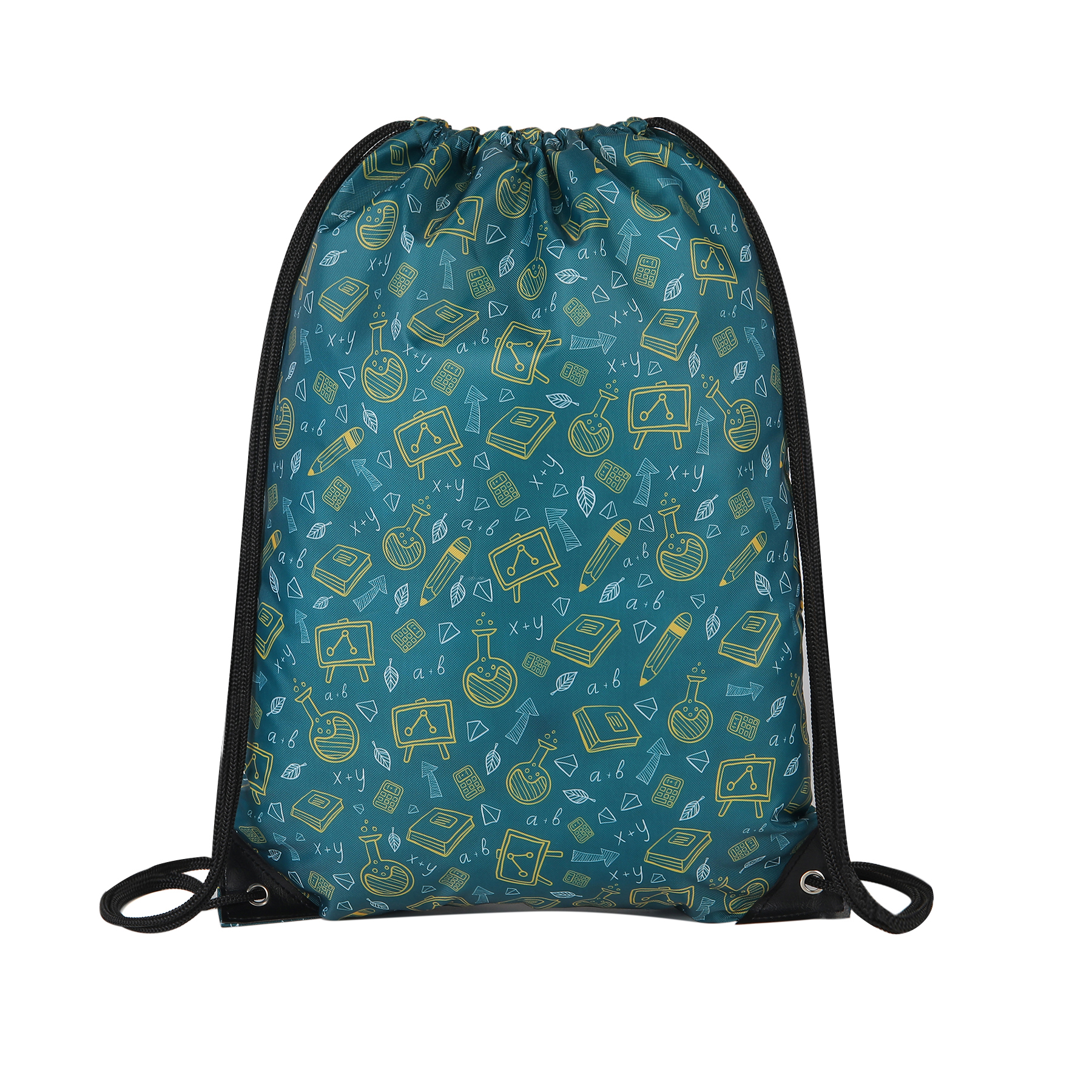 420D Heavy Duty Dye Sublimation Drawstring Backpack 3