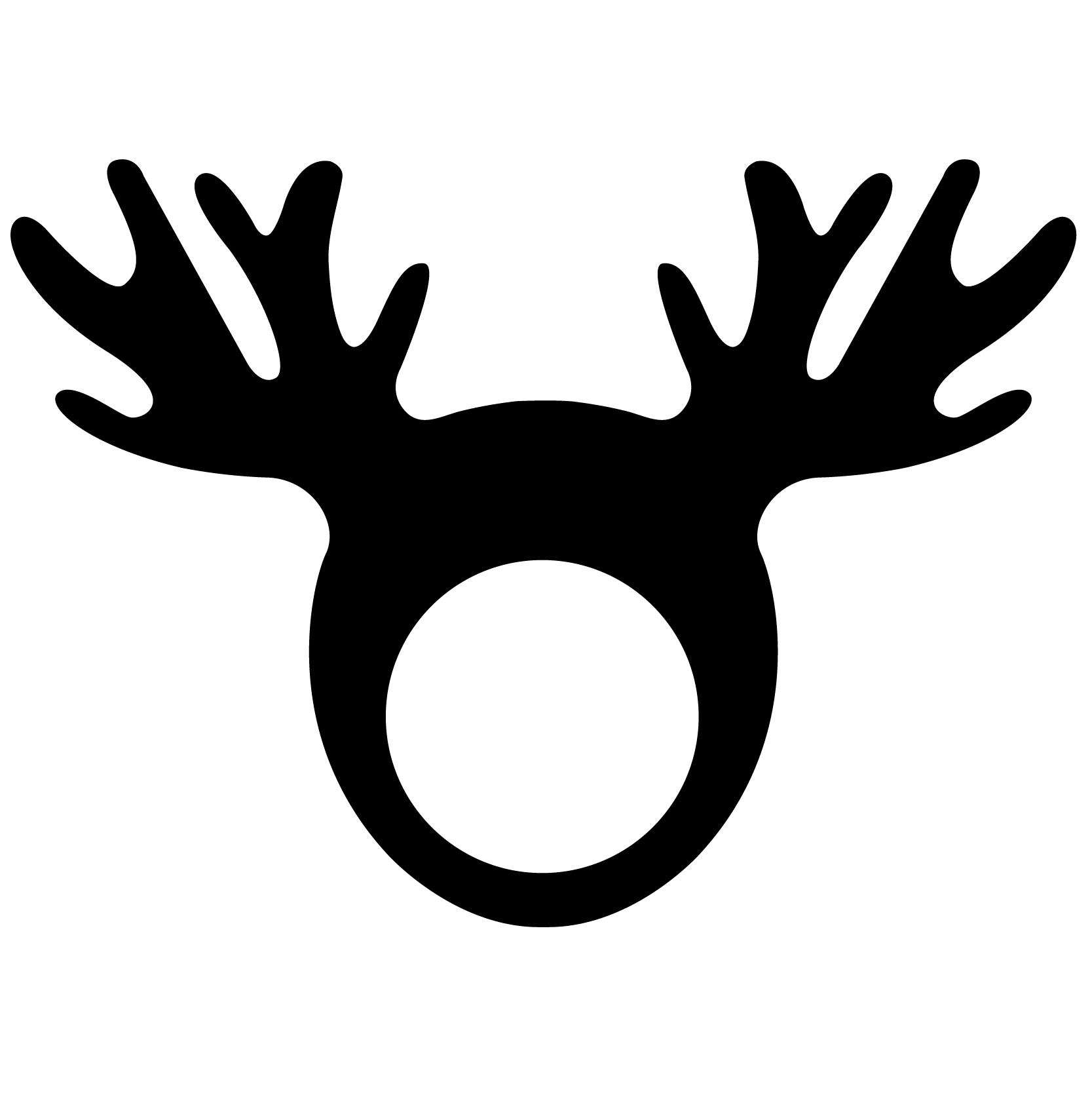 Reindeer Antlers Large Pullover 19