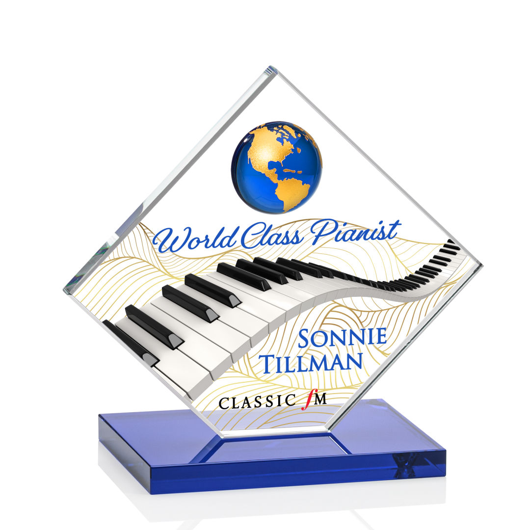 Ferrand VividPrint™ Award - Blue/Gold 13