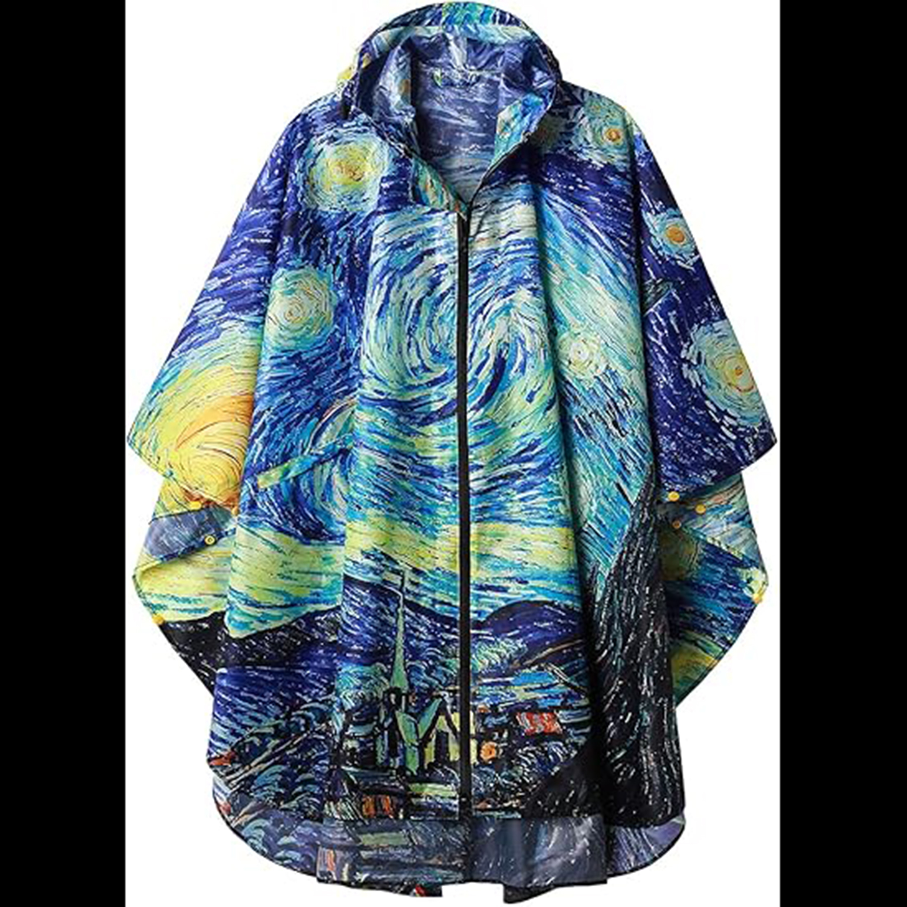 Unisex Hooded Poncho 15