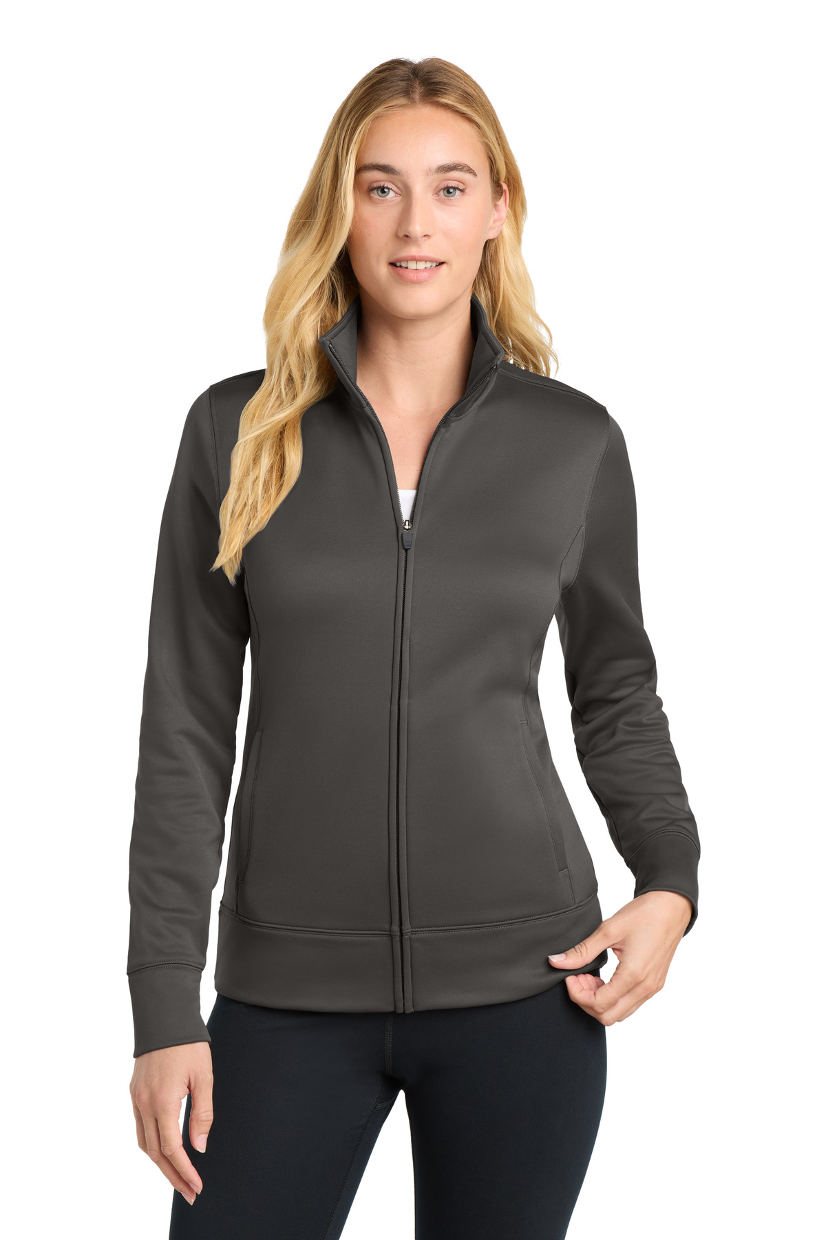 Sport-Tek Women's Sport-Wick Fleece Full-Zip Jacket. LST241 19