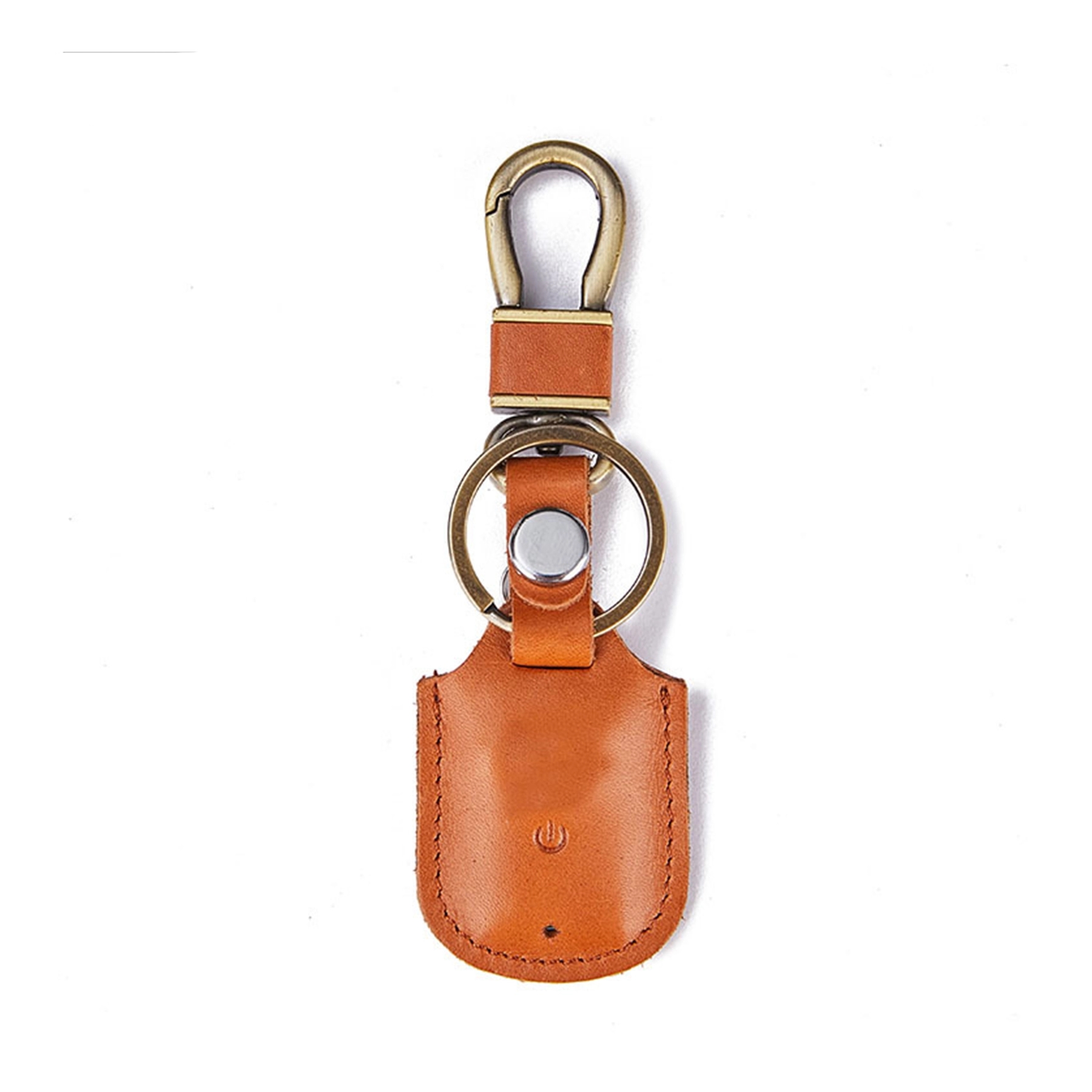 Case Keychain For Apple Airtag Holder PU Tag Clip Key Ring 3