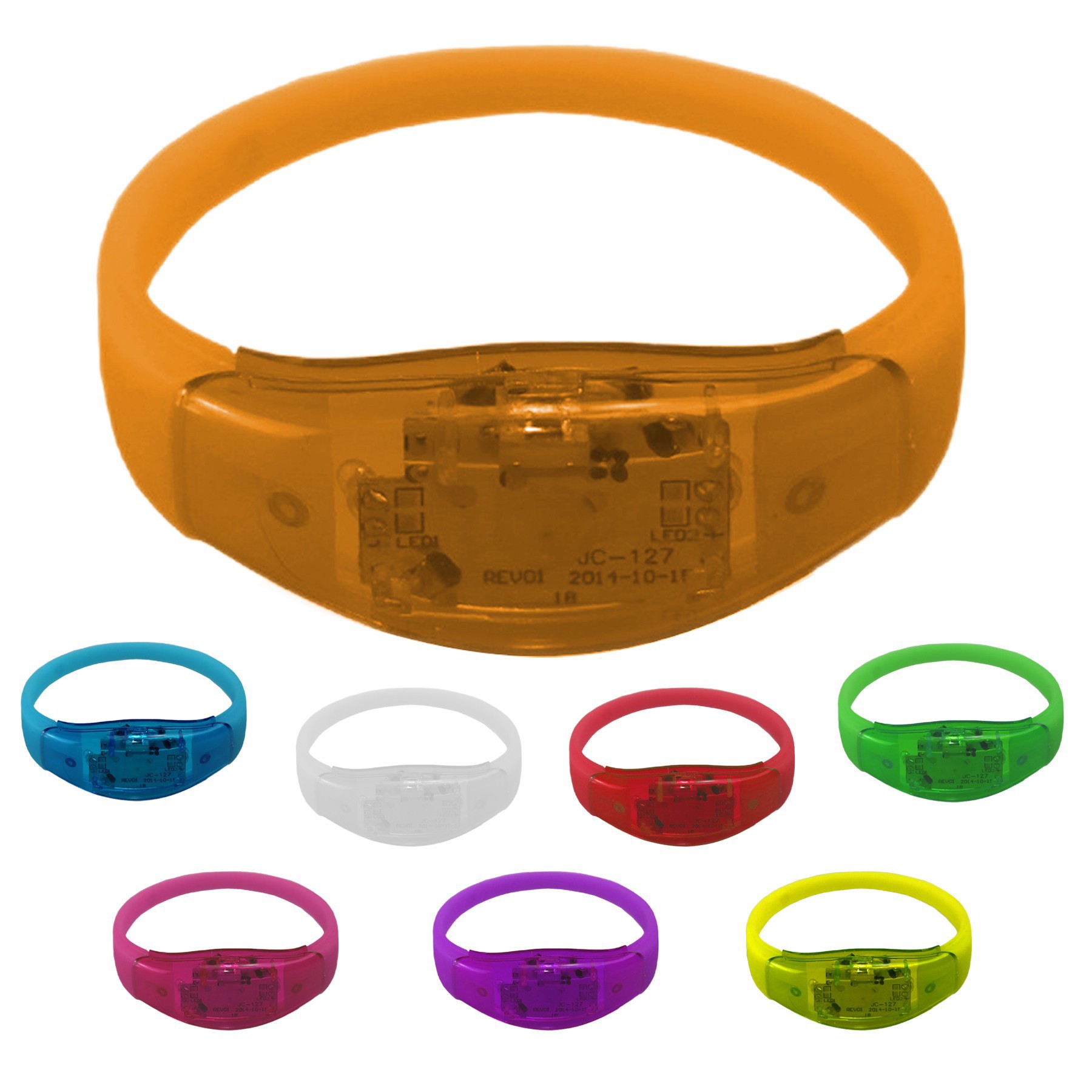 Custom Led Light Up Flashing Bracelets 3