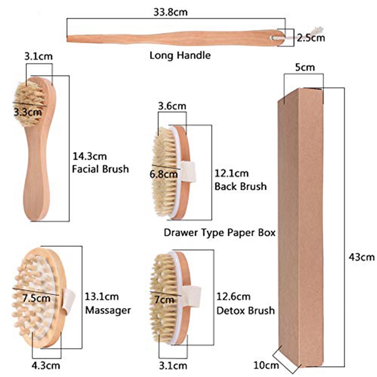 Body Brush Set 3