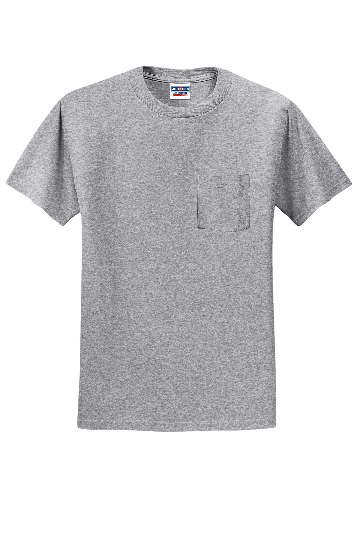 Jerzees - Dri-Power 50/50 Cotton/Poly Pocket T-Shirt. 29MP 115