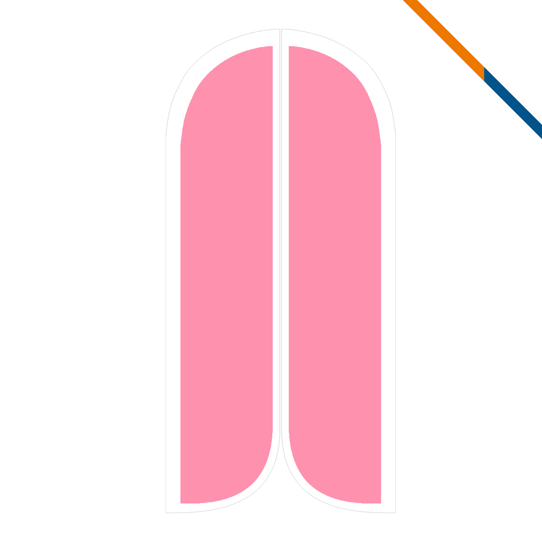 13' Leangle Double-Sided Feather Flag 3