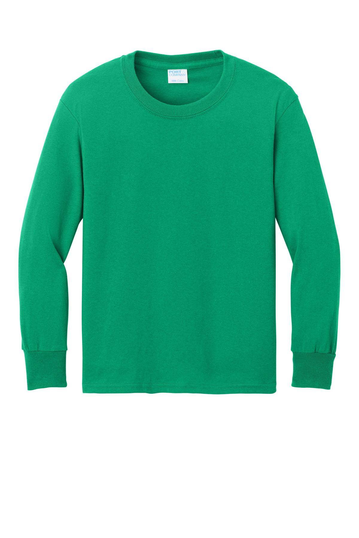 Port & Co Youth Long Sleeve Core Cotton Tee. PC54YLS 86