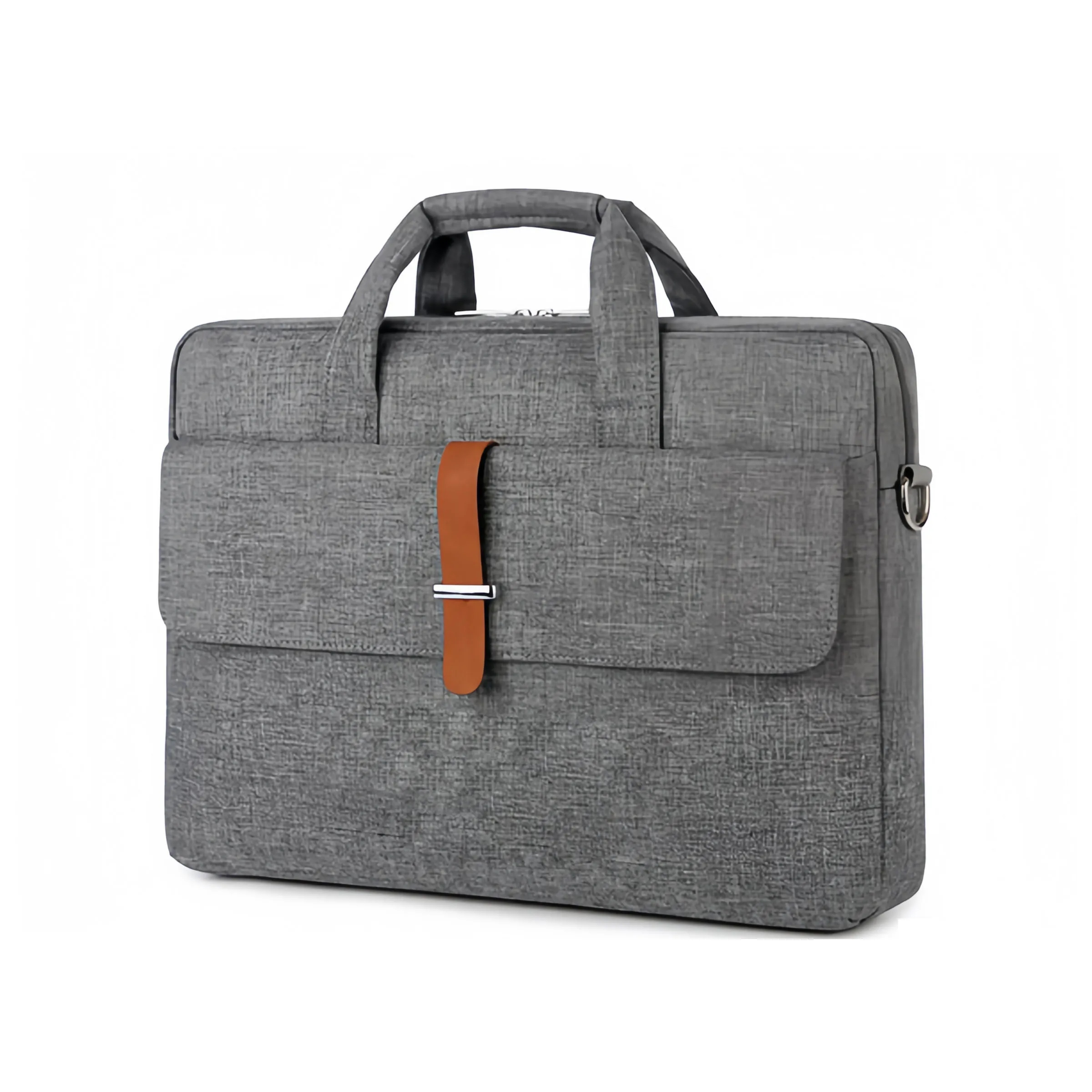 Nylon Laptop Bag, One Shoulder Crossbody Briefcase 2