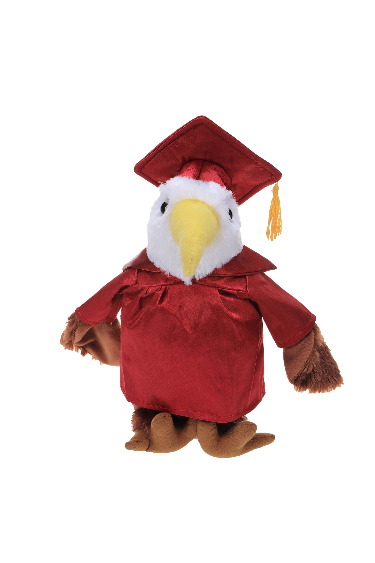 Soft Plush Eagle with Graduation Cap & Gown 4