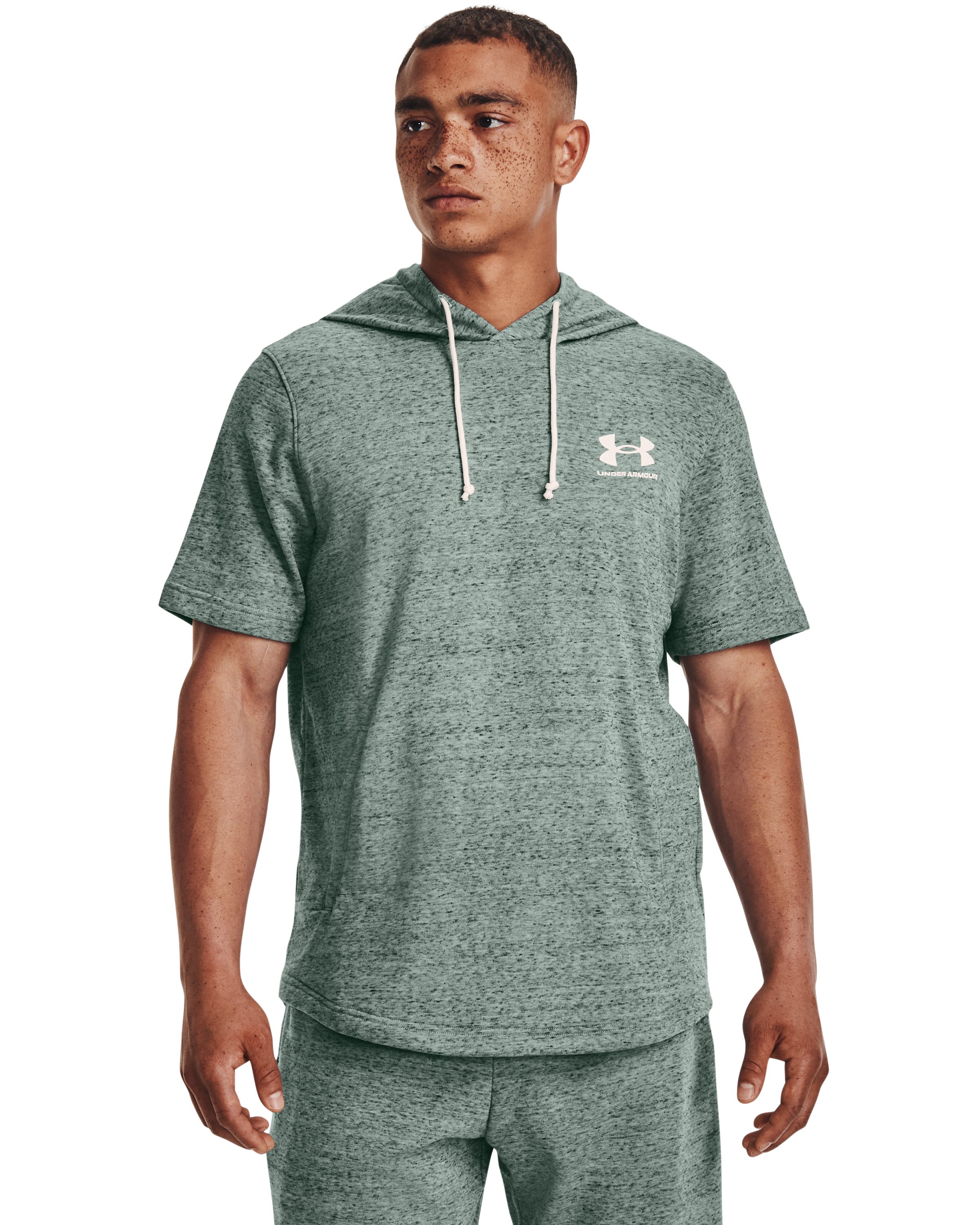 UA Rival Terry Men's Short Sleeve Hoodie 24