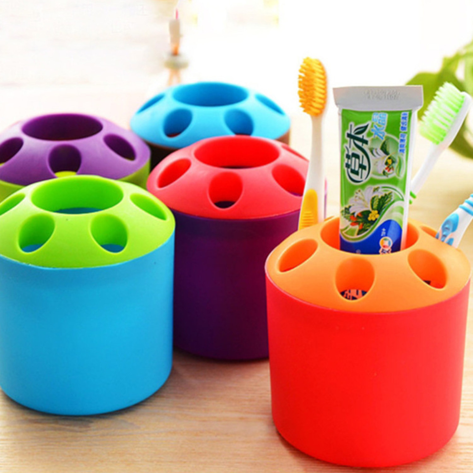 Multifunctional Storage Toothbrush Holder 2