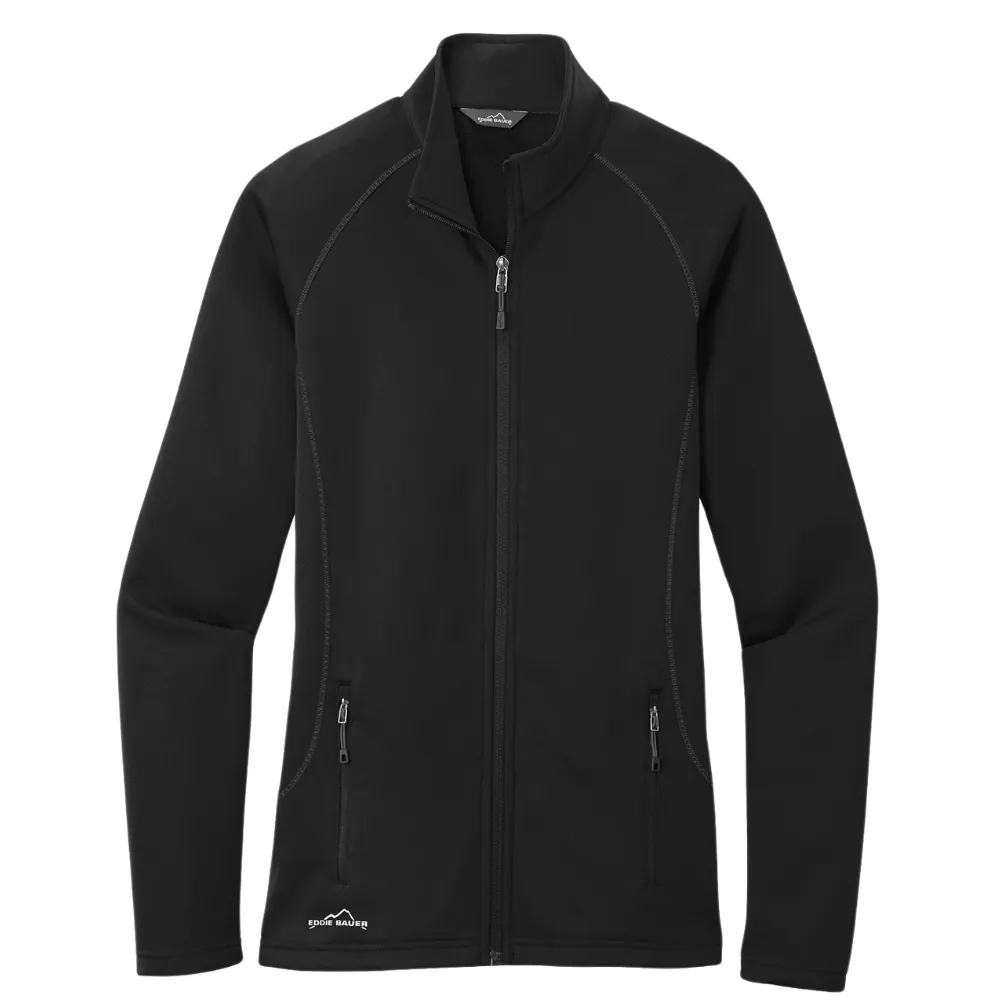 Eddie Bauer(R) Women's Smooth Fleece Full-Zip, custom jacket with logo imprint 4