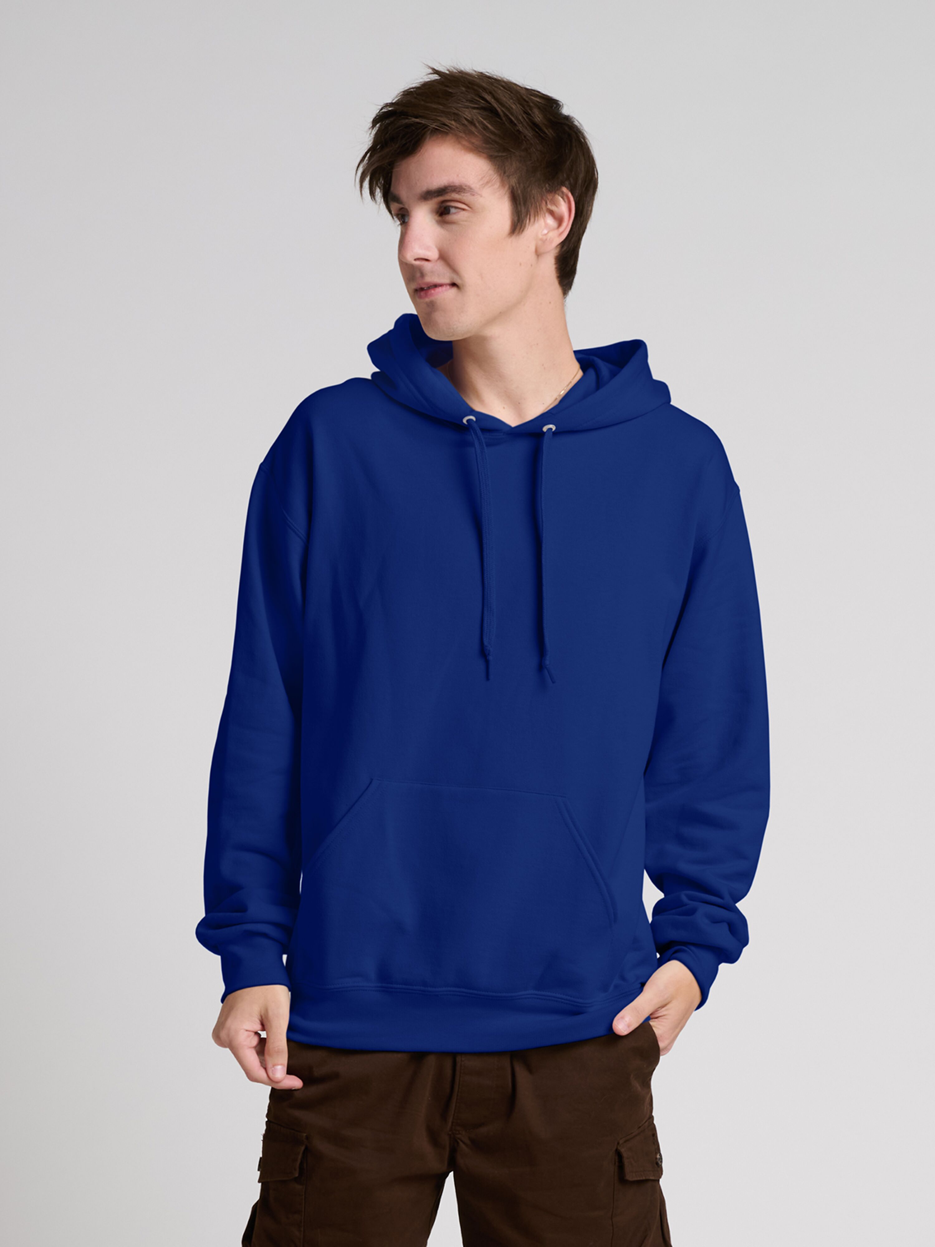 NEW JERZEES Ultimate™ CVC Ring-Spun Unisex Hooded Sweatshirt 1