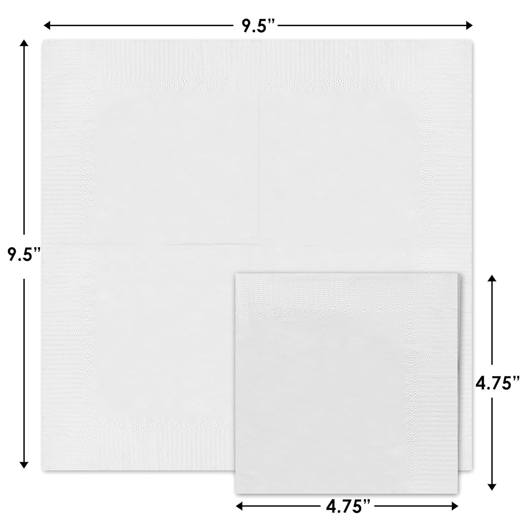 100 Pack 2-Ply Cocktail Napkins 2