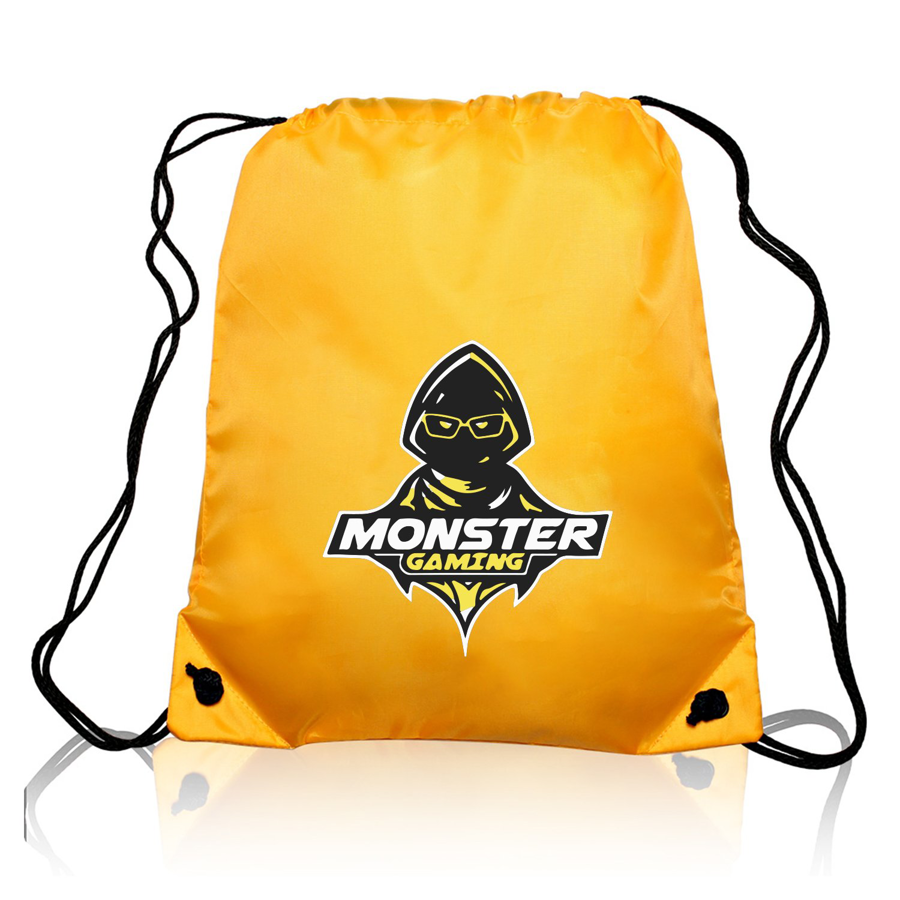 Polyester 210D Drawstring Bag - 14"W x 16.5"H
