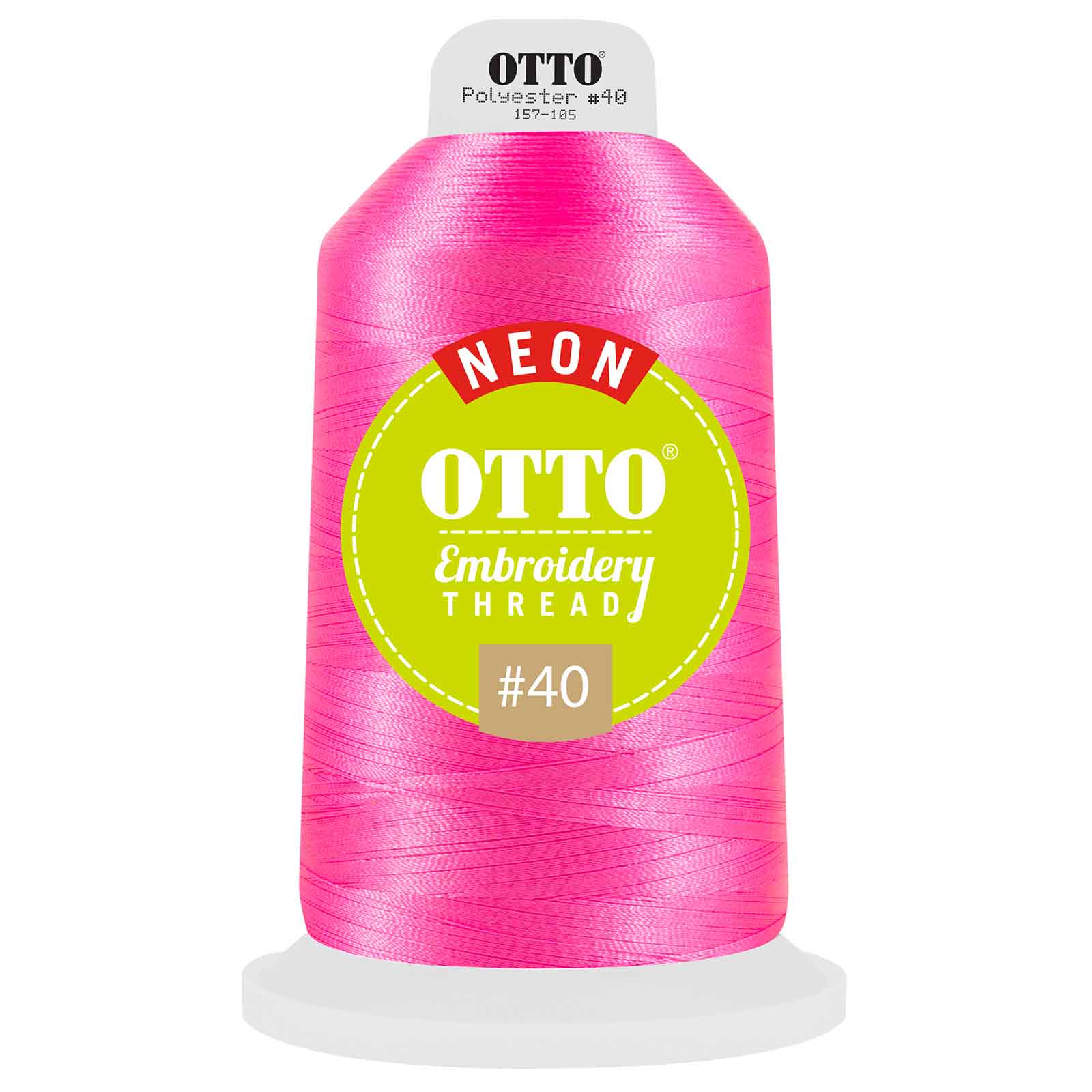 OTTO Embroidery Neon Thread #40 5,500 yd. King Cone 43