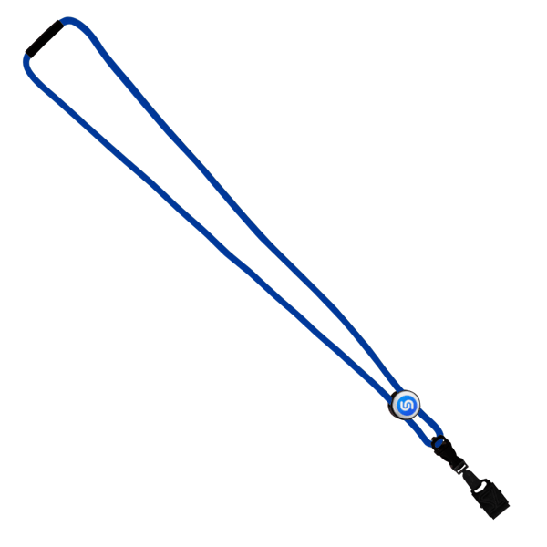 3/16" Nylon Cord Lanyard with Snap-Buckle Release, Standard O-Ring & Slider 60