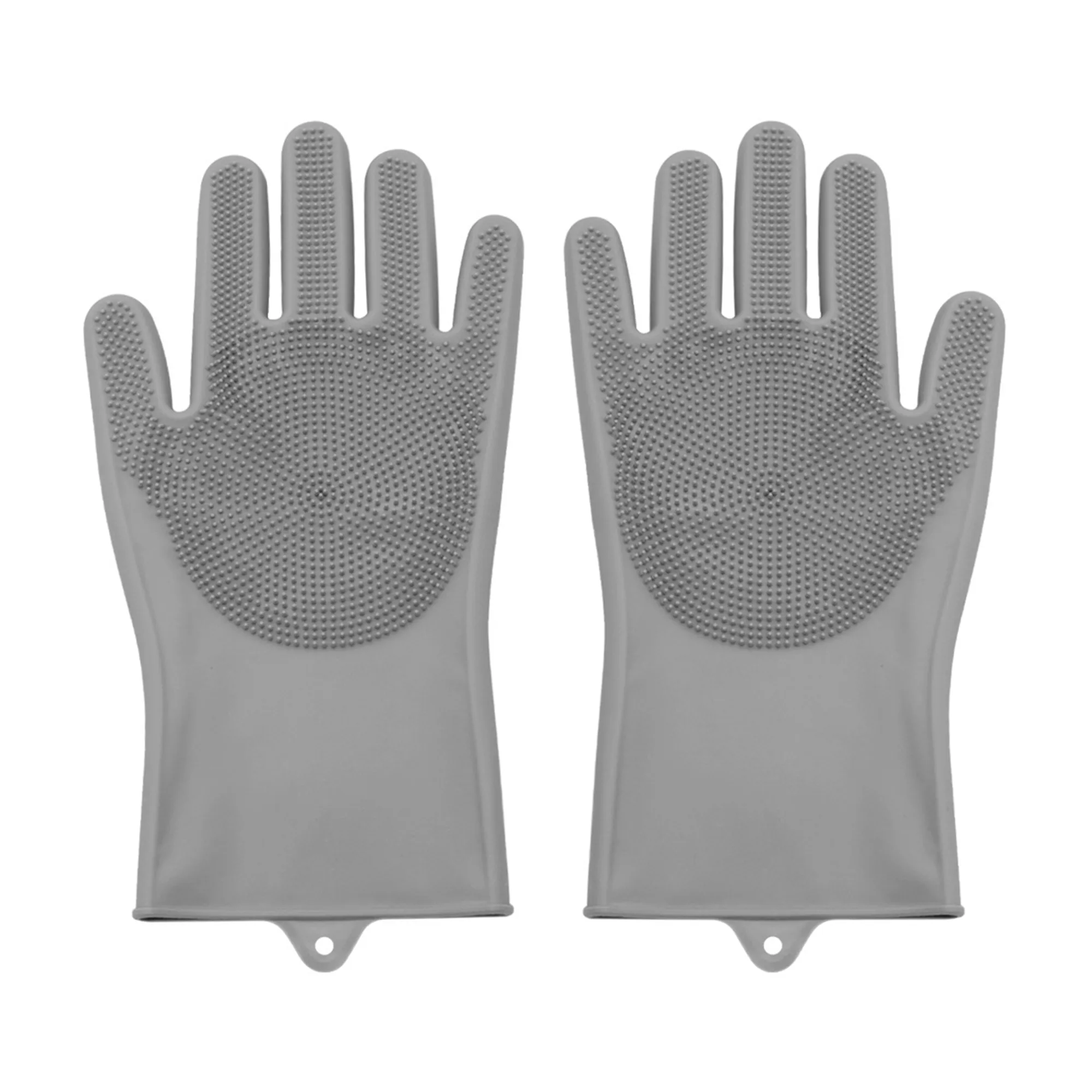 MOQ 50 Silicone Pet Bathing Gloves with Anti-Bite Protection 7