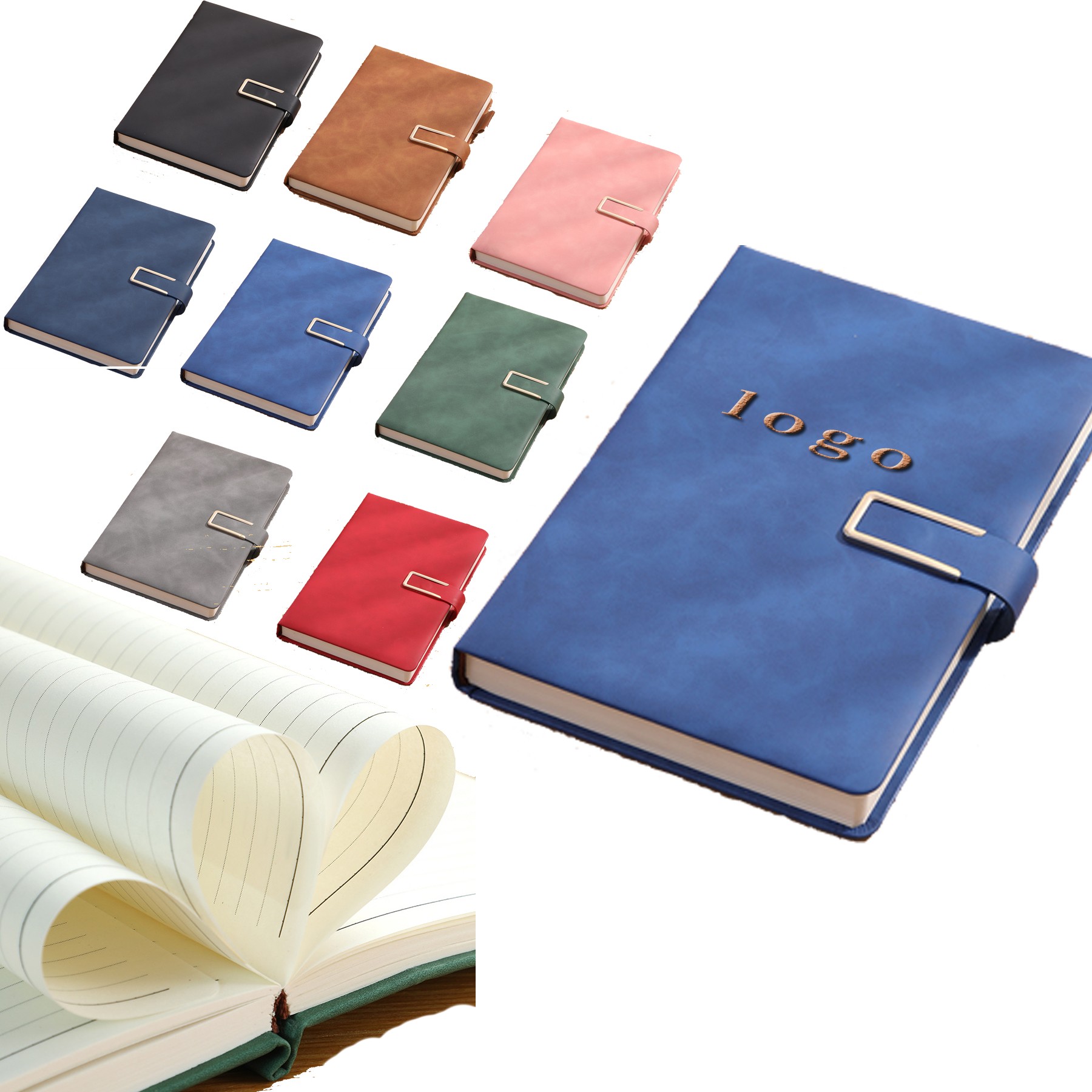 A5 Lined Leather Diary 2
