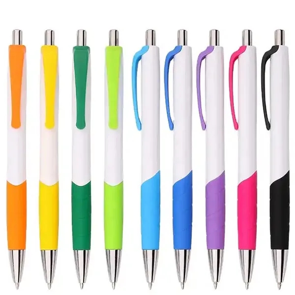 Custom Soft Rubber Grip Ballpoint Pen 4